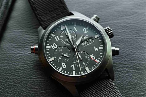 fake iwc top gun|iwc top gun double chronograph.